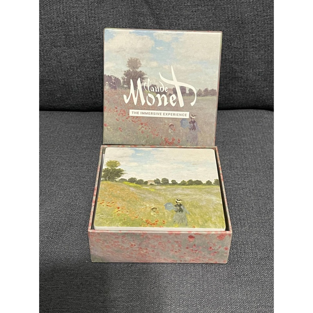 Claude Monet - The Immersive Experience - 6 Coasters New in Box